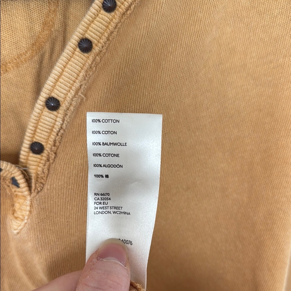 We the Free, Free People Tan Fitted Long Sleeve Blouse - Picture 4 of 8